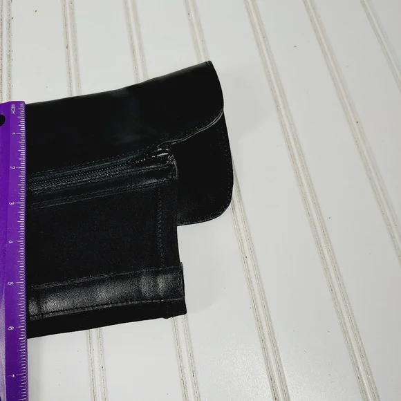 Luichiny Trend Lee Black Leather Stretch Panel Over The Knee Zip Up Boots K29 - Picture 9 of 15